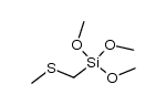 trimethoxy(methylthiomethyl)silane结构式