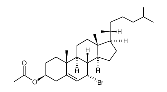 7α-bromocholesterol acetate结构式