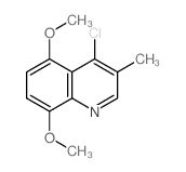 4-chloro-5,8-dimethoxy-3-methyl-quinoline Structure