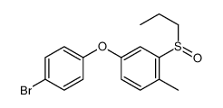 4-(4-bromophenoxy)-1-methyl-2-propylsulfinylbenzene Structure