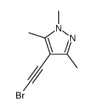 4-(2-bromoethynyl)-1,3,5-trimethylpyrazole Structure