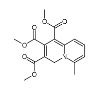 trimethyl 6-methyl-4H-quinolizine-1,2,3-tricarboxylate Structure