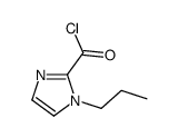 1H-Imidazole-2-carbonyl chloride, 1-propyl- (9CI) Structure