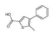 5-methyl-4-phenylthiophene-2-carboxylic acid Structure