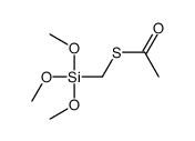 S-(trimethoxysilylmethyl) ethanethioate Structure