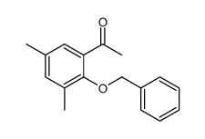 1-(3,5-dimethyl-2-phenylmethoxyphenyl)ethanone Structure