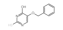 4(1H)-Pyrimidinone,2,3-dihydro-5-(phenylmethoxy)-2-thioxo- Structure