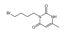 3-(4-bromo-butyl)-6-methyl-1H-pyrimidine-2,4-dione Structure