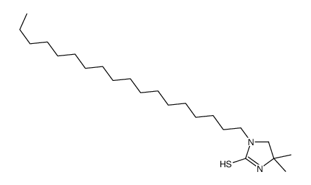 4,4-Dimethyl-1-octadecyl-2-imidazolidinethione Structure