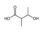 (2R,3S)-3-hydroxy-2-methyl-butanoic acid结构式