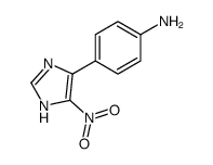 4-(4-nitro-1H-imidazol-5-yl)aniline Structure