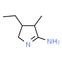 2H-Pyrrol-5-amine,3-ethyl-3,4-dihydro-4-methyl-(9CI)结构式