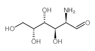 (2R,3R,4R,5R)-2-AMINO-3,4,5,6-TETRAHYDROXYHEXANAL Structure