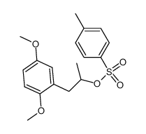 (+/-)-1-(2,5-Dimethoxyphenyl)-2-tosyloxypropane Structure