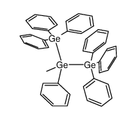 2-methyl-1,1,1,2,3,3,3-heptaphenyltrigermane Structure