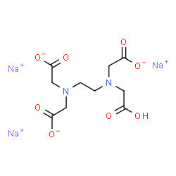 tetrasodium 2-[2-(bis(carboxylatomethyl)amino)ethyl-(carboxylatomethyl)amino]acetate structure