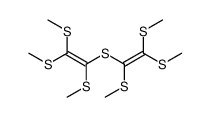 Bis(1,1,2-tris-methylthio)-vinylsulfid Structure