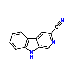 9H-β-Carboline-3-carbonitrile Structure