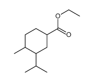 ethyl 7-isopropyl-5-methylbicyclo[2.2.2]octane-2-carboxylate Structure