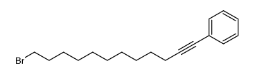 12-bromo-1-phenyl-dodec-1-yne结构式