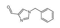 1-BENZYLIMIDSZOLE-4-CARBALDEHYDE structure