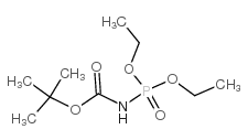 N-(TERT-BUTOXYCARBONYL)PHOSPHORAMIDIC ACID DIETHYL ESTER structure