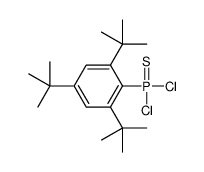 dichloro-sulfanylidene-(2,4,6-tritert-butylphenyl)-λ5-phosphane结构式