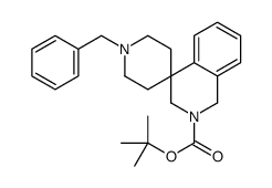 tert-butyl 1'-benzylspiro[1,3-dihydroisoquinoline-4,4'-piperidine ]-2-carboxylate Structure