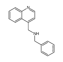 N-(quinolin-4-ylmethyl)-N-benzylamine结构式