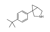 1-(4-tert-butylphenyl)-3-azabicyclo[3.1.0]hexane结构式