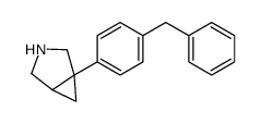 1-(4-benzylphenyl)-3-azabicyclo[3.1.0]hexane Structure