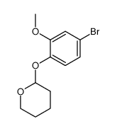 2-(4-bromo-2-methoxyphenoxy)tetrahydropyran Structure