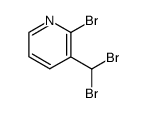 2-bromo-3-dibromomethyl-pyridine structure