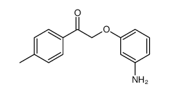 2-(3-aminophenoxy)-1-(4-methylphenyl)ethanone结构式