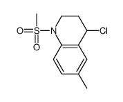 4-chloro-6-methyl-1-methylsulfonyl-3,4-dihydro-2H-quinoline Structure