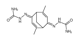 4,8-dimethylbicyclo<3.3.1>nona-3,7-diene-2,6-dione bis-semicarbazone结构式