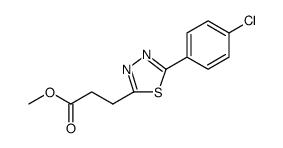 3-[5-(4-CHLORO-PHENYL)-1,3,4-THIADIAZOL-2-YL]-PROPIONIC ACID METHYL ESTER picture