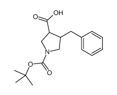 4-BENZYL-PYRROLIDINE-1,3-DICARBOXYLIC ACID 1-TERT-BUTYL ESTER Structure