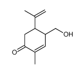 4-(hydroxymethyl)-2-methyl-5-prop-1-en-2-ylcyclohex-2-en-1-one Structure