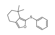 7,7-dimethyl-1-phenylsulfanyl-5,6-dihydro-4H-2-benzofuran Structure