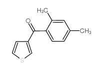 3-(2,4-DIMETHYLBENZOYL)THIOPHENE图片