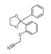 2-[2-(2-phenyl-1,3-dioxolan-2-yl)phenoxy]acetonitrile结构式