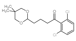 2',6'-DICHLORO-4-(5,5-DIMETHYL-1,3-DIOXAN-2-YL)BUTYROPHENONE structure