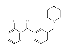 2-FLUORO-3'-PIPERIDINOMETHYL BENZOPHENONE图片