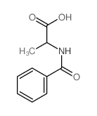 L-Alanine, N-benzoyl- structure