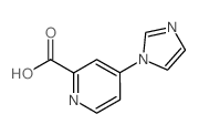 4-imidazol-1-ylpyridine-2-carboxylic acid structure