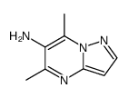 Pyrazolo[1,5-a]pyrimidine,6-amino-5,7-dimethyl- (7CI) picture