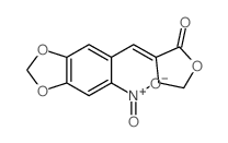 3-[(6-nitrobenzo[1,3]dioxol-5-yl)methylidene]oxolan-2-one Structure