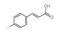 2-Propenoic acid,3-(4-chlorophenyl)-, (2E)- Structure