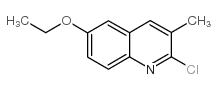 2-Chloro-6-ethoxy-3-methylquinoline structure